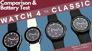 Galaxy Watch 4 Classic 46mm Vs Watch 4 Classic 42mm  Choosing the Right Fit for Your Wrist [upl. by Anemolif903]