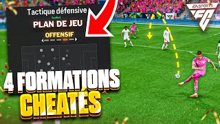 TUTO FC 24  Les 4 FORMATIONS pour MONTER en DIVISION 1  TACTIQUES PERSO [upl. by Diskin]