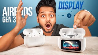 EXCLUSIVE  I Tried UNRELEASED AirPods 3 PRO with a DISPLAY [upl. by Hanford617]