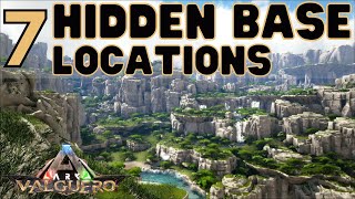 7 Best Hidden Base Locations on Valguero  Ark Survival Evolved [upl. by Nauq]