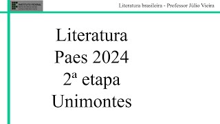 Paes  Unimontes2024  2ª etapa [upl. by Etteniotna]