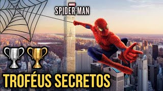 Spider Man PS4 Localização dos 2 Troféus Escondidos [upl. by Eido]