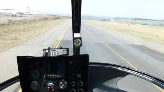 Takeoff from Lanseria in an Enstrom 480B Helicopter [upl. by Jerri177]