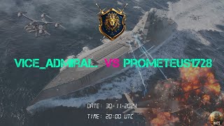 ModernWarships viceadmiral Vs prometeus1728 [upl. by Nichole]