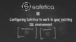 Safetica 101 Episode 5 Setting SQL manually [upl. by Hillel]