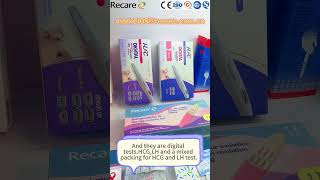 Recare semiquantitative LH and HCG test digital test kit Mixed packing for HCG test and LH test [upl. by Ennavoj]