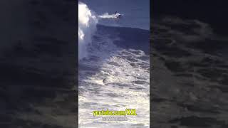 The 100 Foot Wave hits Nazaré Portugal [upl. by Enitsirhk]