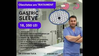 Operatie gastric sleeve la dr Ștefan Tucă [upl. by Arhoz475]