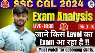 SSC CGL 9 Sep Shift 1 Analysis  SSC CGL Exam Analysis 2024  Maths Analysis Know the level of Exam [upl. by Eniledam]