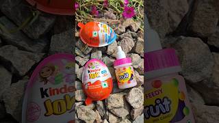 Fun Feedy Fruit Jems Chocolate in Kinder Egg shorts ytshorts candy [upl. by Suanne]