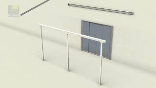 Product Assembly Guide Palram Canopia Feria White Clear Patio Covers [upl. by Owena128]