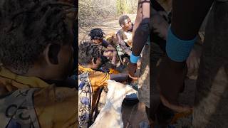 Feed their dogs on Beef daily hadzabetribe africantribe funny shorts [upl. by Yrannav]