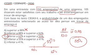 Probabilidade – Matemática CESPE – Concurso Público [upl. by Yule]