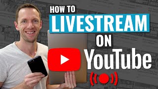 How to LIVESTREAM on YouTube  Complete Beginner Guide [upl. by Nauhs]