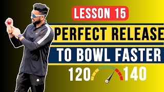 Fast Bowling Tips 15  Correct Release to Bowl Fast amp Swing  Cricket Tips [upl. by Saiasi]