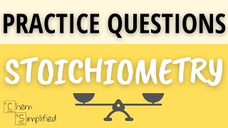 Stoichiometry Chemistry Practice Questions for AP CLEP amp NEET  1  Dr K [upl. by Read]