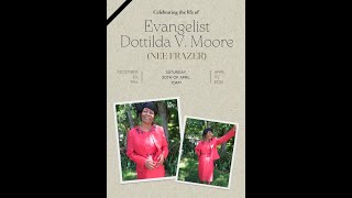 Evangelist Dottilda Moore Funeral Official Video [upl. by Eilssel]