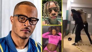 TI Kicks King Harris Out Of The House Over Girlfriends Pregnancy [upl. by Aronael]