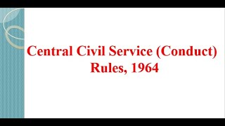 CCS Conduct Rules 1964 [upl. by Nirehtac]