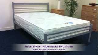 Julian Bowen Alpen Metal Bed Frame [upl. by Ayojal]