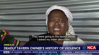 Crime In SA  Deadly tavern owners history of violence [upl. by Heer]