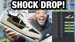 TRAVIS SCOTT OLIVE SHOCK DROP BIGGEST STOCK EVER [upl. by Annoek837]