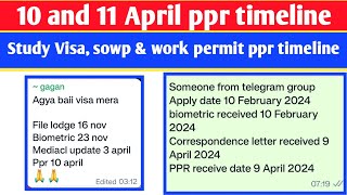 1011 April ppr request timeline  Todays ppr request timeline canada  Latest Canada PPR part 1 [upl. by Ause]