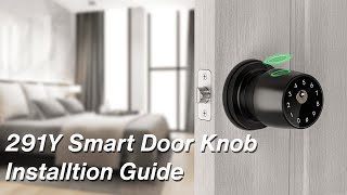 291Y Smart Lock Installation Tutorial Video [upl. by Heyra301]