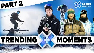 Insane Ski and Snowboard Highlights Birk Ruud Kaishu Hirano and Chloe Kim Dominate I X Games Aspen [upl. by Iror]