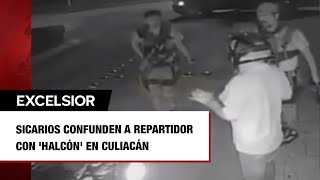 Sicarios confunden a repartidor con halcón en Culiacán [upl. by Marla497]