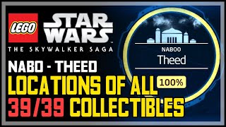 All Naboo Theed Collectibles LEGO The Skywalker Saga 100 Guide [upl. by Corri658]