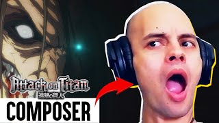 Composer Reacts to ATTACK ON TITAN OST Footsteps Of Doom [upl. by Borchers210]