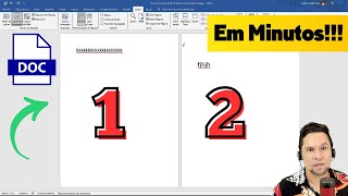 Como exibir 2 páginas ou mais simultaneamente no word [upl. by Dolley]