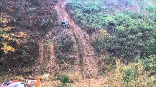 HILLCLIMB XR600 VS KTM250 VS DRZ400 VS WR250 VS XR250 MT OLIVE AL [upl. by Lusty]