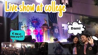 Live show at college hsm fest  2022  Mohani lagla hai cover  Hetauda School of Management [upl. by Nelaf414]