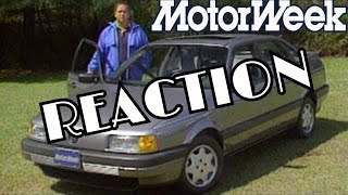 1990 VW Passat Reaction Motorweek Retro [upl. by Hahnke]