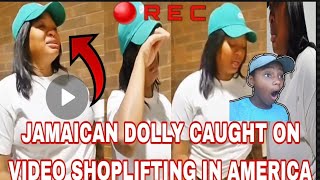 jamaican womandolly caught stealing on video in America🤯🤦🏽‍♂️ [upl. by Akinehc]