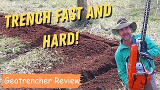 🤔How Can You Trench Faster AND Harder 🤔Geotrencher Review [upl. by Atikat]