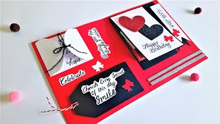 Beautiful Handmade Birthday Greeting Card  Special Handmade Birthday Card Idea  Tutorial [upl. by Alethea893]