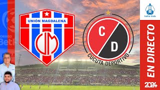 🎙️ ⚽ UNIÓN MAGDALENA VS CÚCUTA En Vivo hoy 🔵🔴 Partido Unión Magdalena Hoy [upl. by Stan]