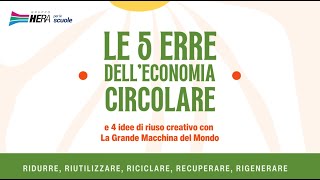 Le 5 ERRE dell’economia circolare e 4 idee di riuso creativo con La Grande Macchina del Mondo [upl. by Auhsej]