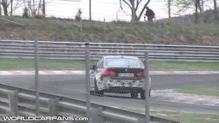 2014 BMW M3 spied testing [upl. by Essy]