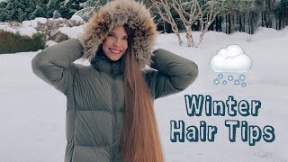 WINTER HAIRCARE TIPS Healthy Hair In COLD Weather [upl. by Beatrisa]