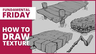 LEARN TO DRAW TEXTURE AND MATERIALS [upl. by Sofko608]