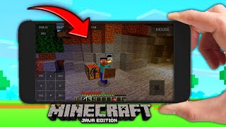 DESCARGUÉ MINECRAFT JAVA en CELULAR con OPTIFINE Cómo jugar JAVA en ANDROID [upl. by Bernj]