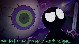 Stickman vs Eye of Cthulhu  Terraria Animation [upl. by Hakkeber278]