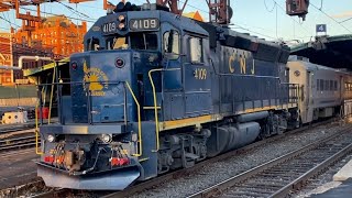 NJT Hoboken Terminal Active Railroad Museum 10924 [upl. by Nitnerb]