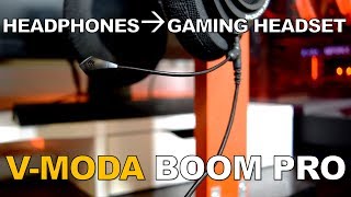 VMODA Boom Pro Review  Turn Your Headphones into a Gaming Headset [upl. by Tatianna]