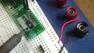 SOIC to DIP Adapter for breadboarding [upl. by Erny]