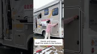 I left my son outside the RV on a snowy day rv [upl. by Stafani]